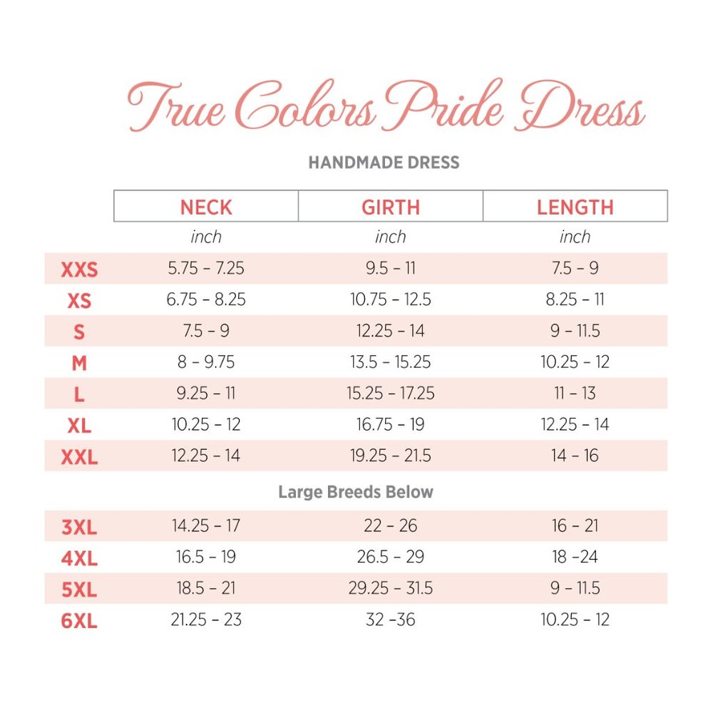 Thread 9 | True Colors Pride Dress | Small Medium Large Dogs | Gift - Picture 6 of 7